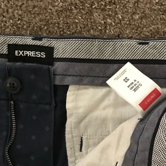 Express Blue Stretch+ shorts - Picture 4 of 6